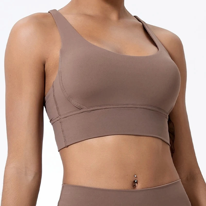 Push Up Sports Bra Gym Top Women Yoga Crop Top Shockproof