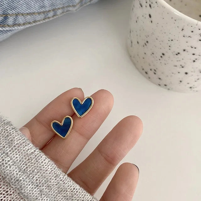 Quality Cute Heart Earrings For Women Jewelry Charm Princess