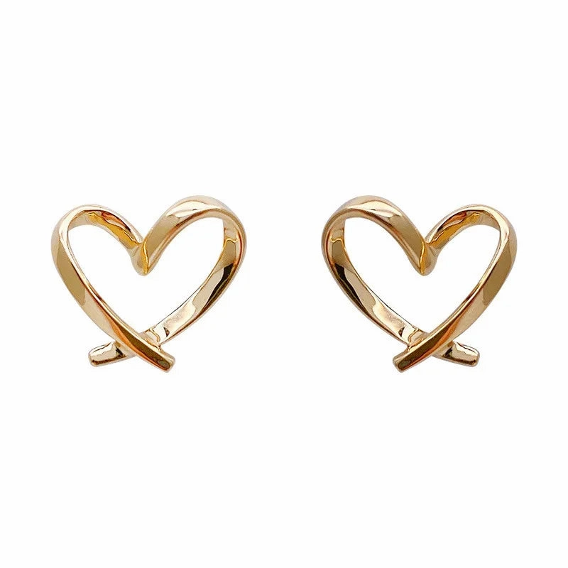 Quality Cute Heart Earrings For Women Jewelry Charm Princess