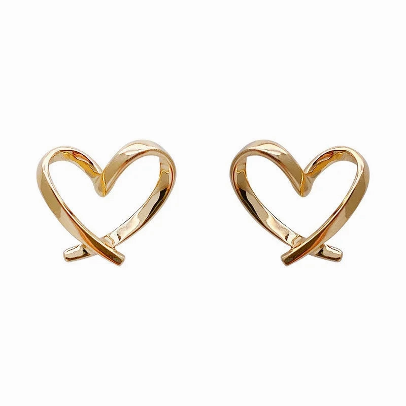 Quality Cute Heart Earrings For Women Jewelry Charm Princess