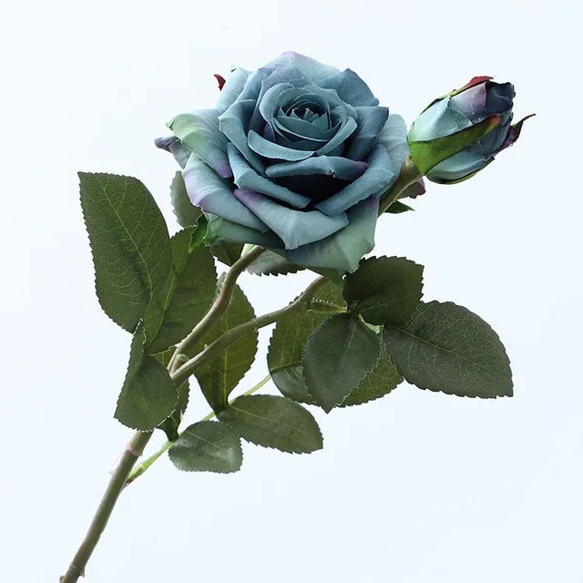 Real Touch Rose Christmas Decorations for Home Silk Flowers