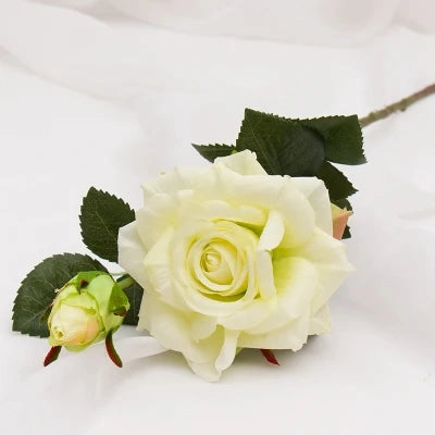 Real Touch Rose Christmas Decorations for Home Silk Flowers
