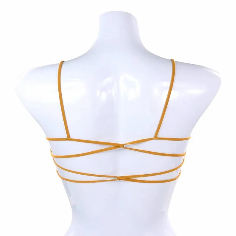 Removable Wireless Fitness Bra with Beauty Back for Yoga