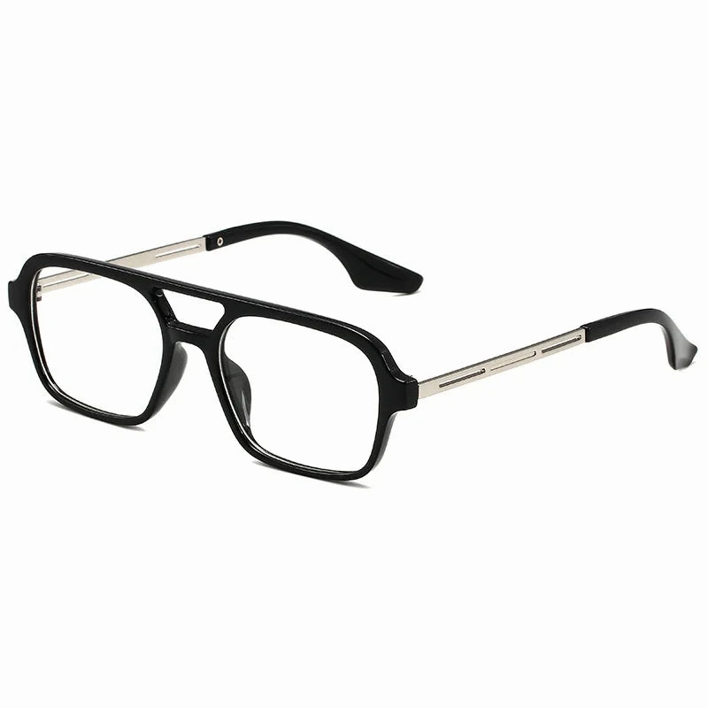 Retro Double Bridges Women Pilot Sunglasses Pink Gradient