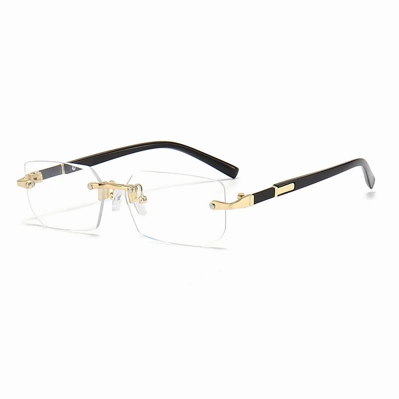 Rimless Sunglasses Rectangle Fashion Popular Shades For Summer