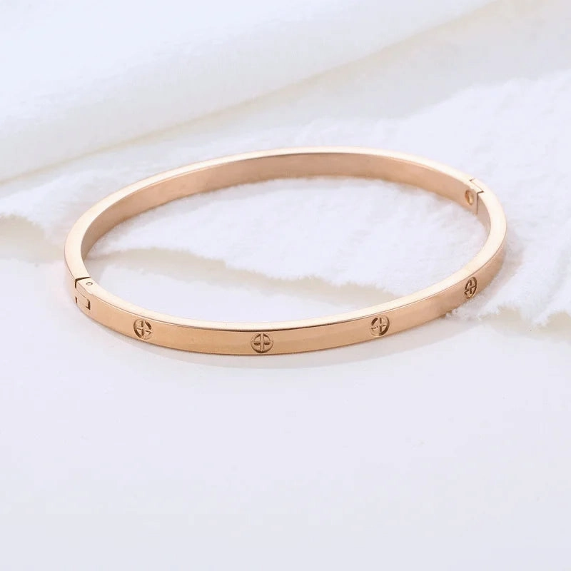 Roman Numerals Bracelet For Women Stainless Steel Luxury Fashion