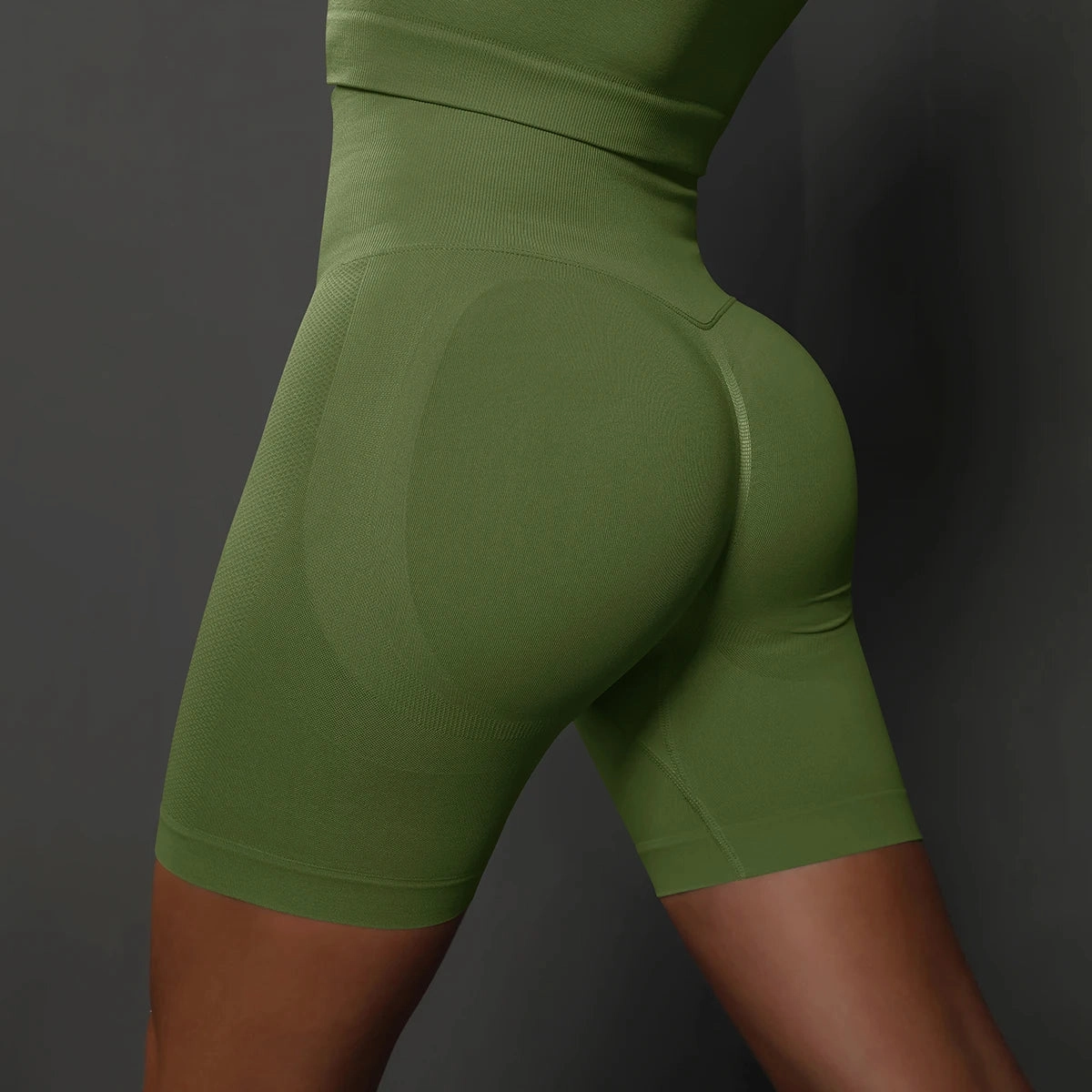 Seamless High Waist Yoga Shorts for Women Booty Workout