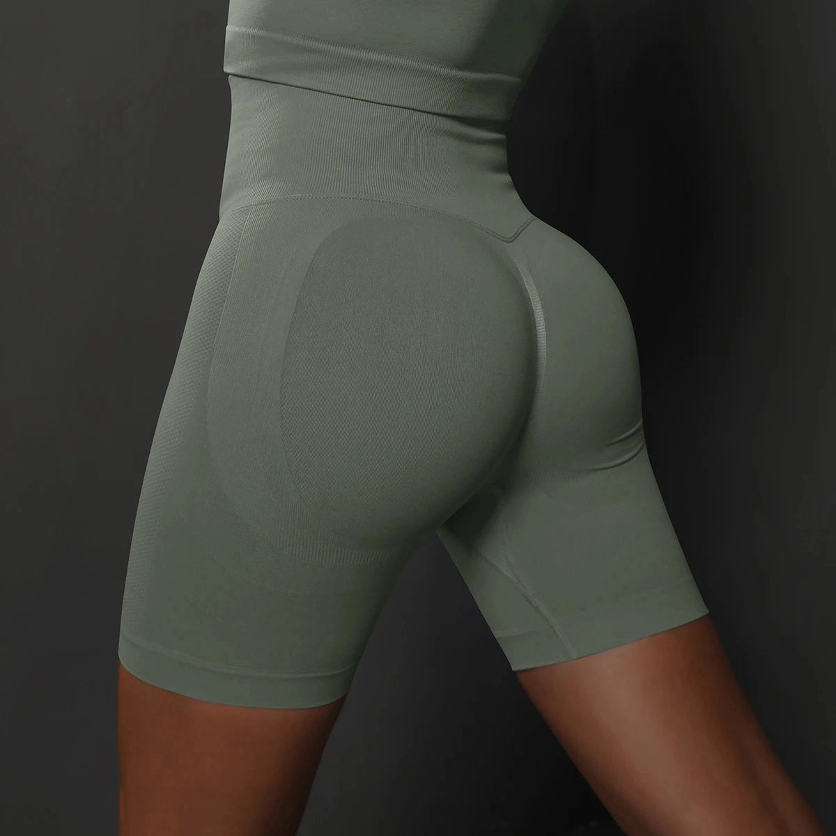 Seamless High Waist Yoga Shorts for Women Booty Workout