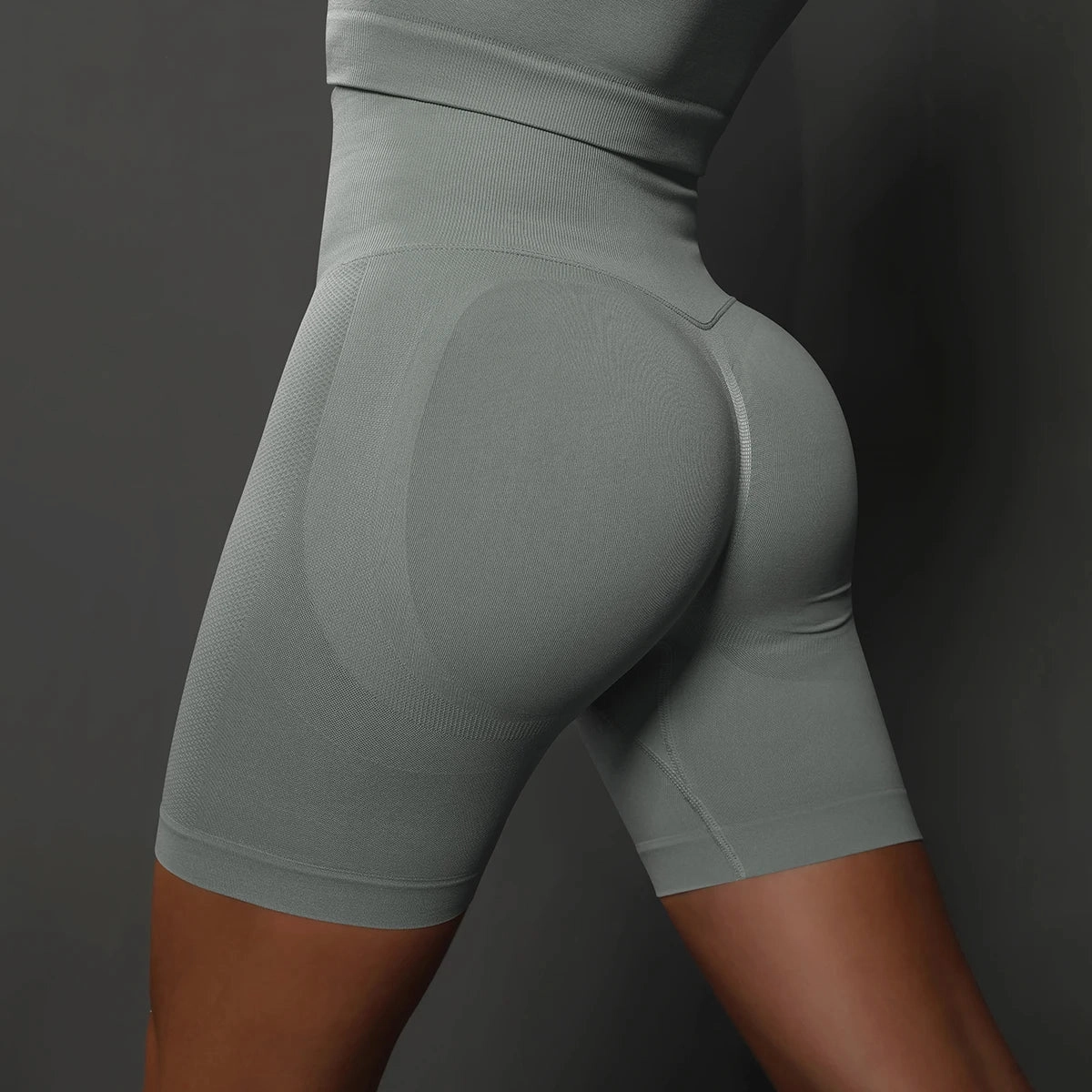 Seamless High Waist Yoga Shorts for Women Booty Workout