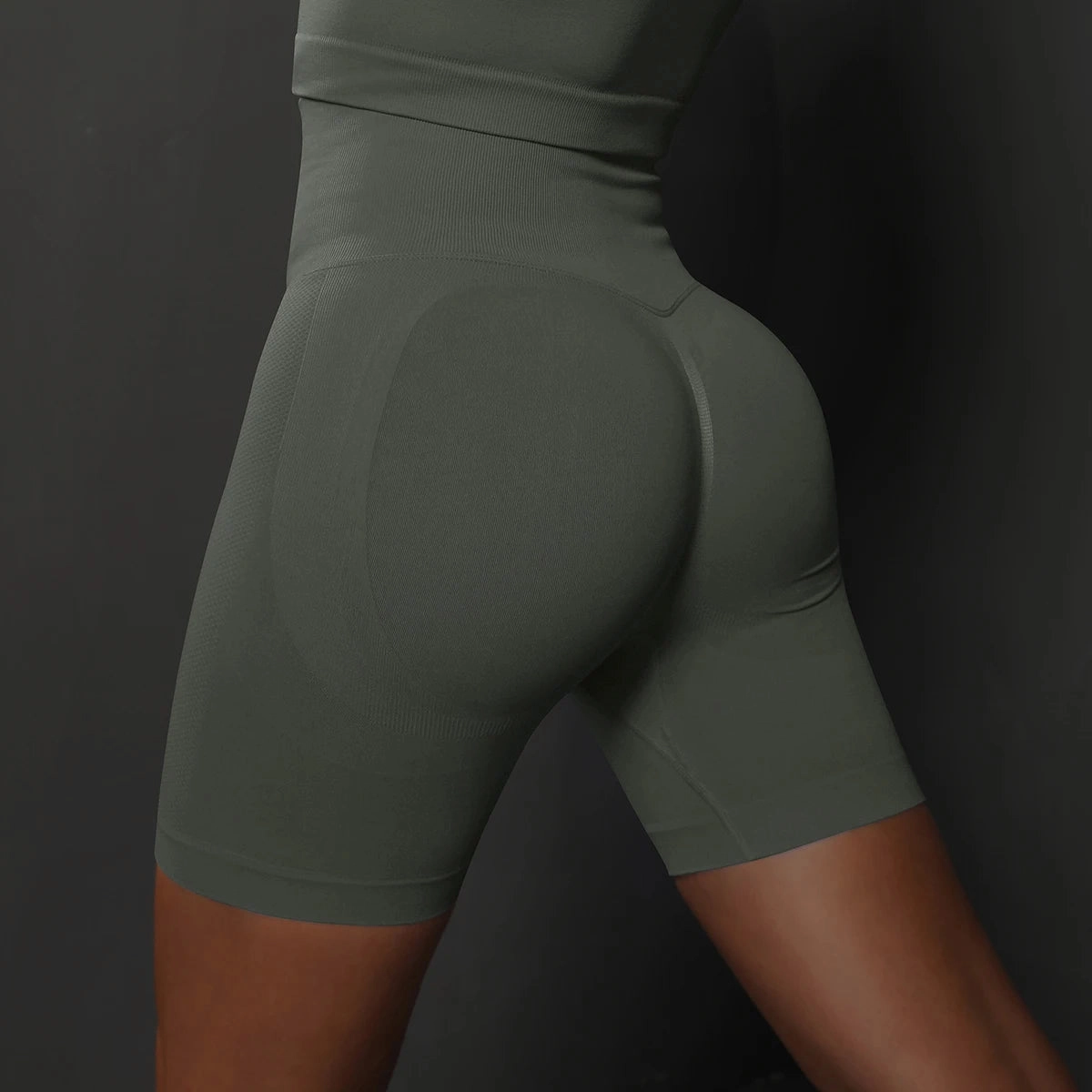 Seamless High Waist Yoga Shorts for Women Booty Workout