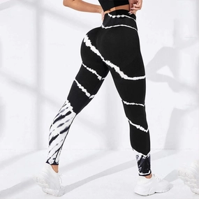 Seamless Tie Dye Leggings Women Sexy Fitness Gym Legging