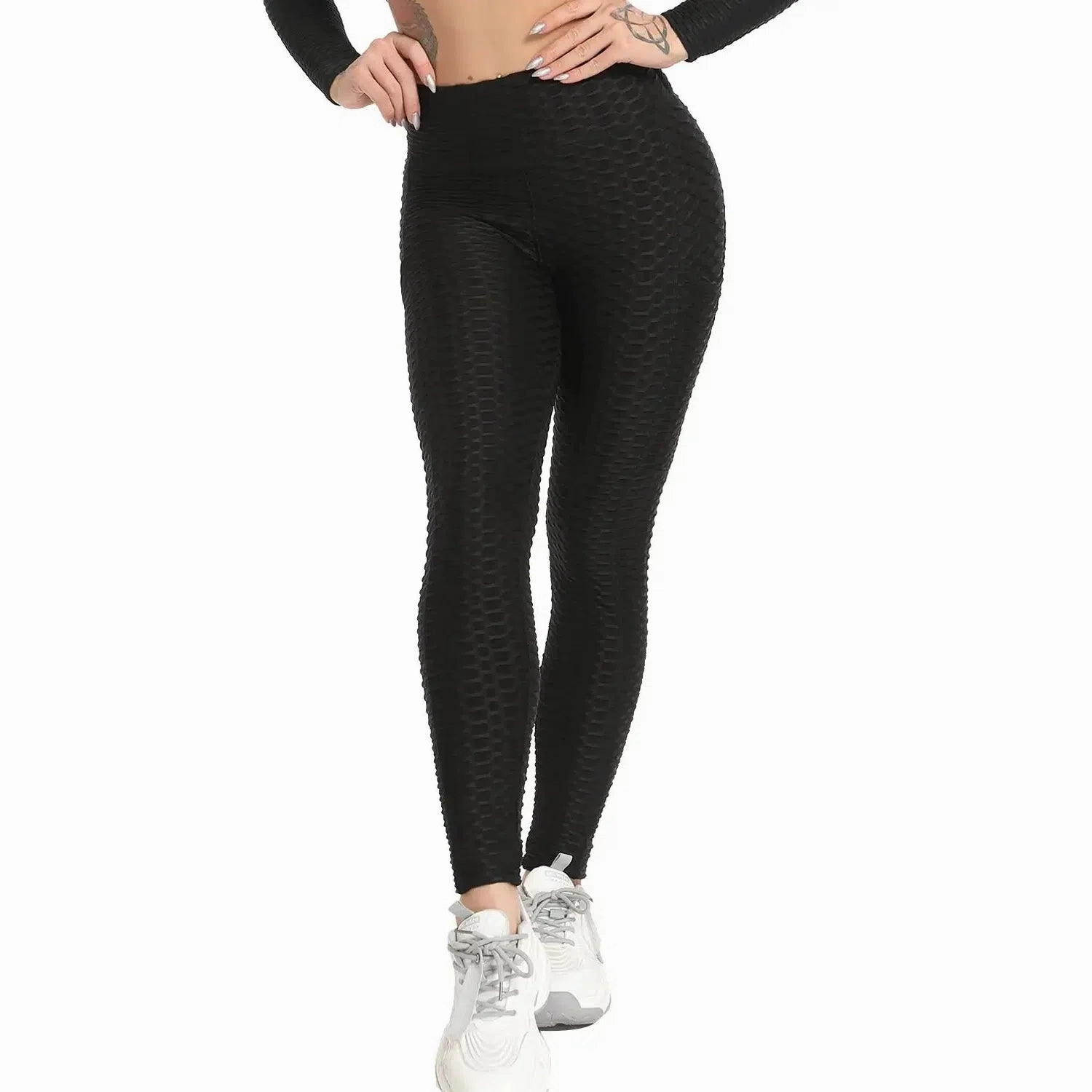 Sexy Booty Leggings Women Textured Scrunch Butt Legging