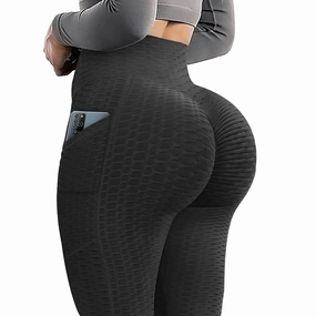 Sexy Booty Leggings Women Textured Scrunch Butt Legging