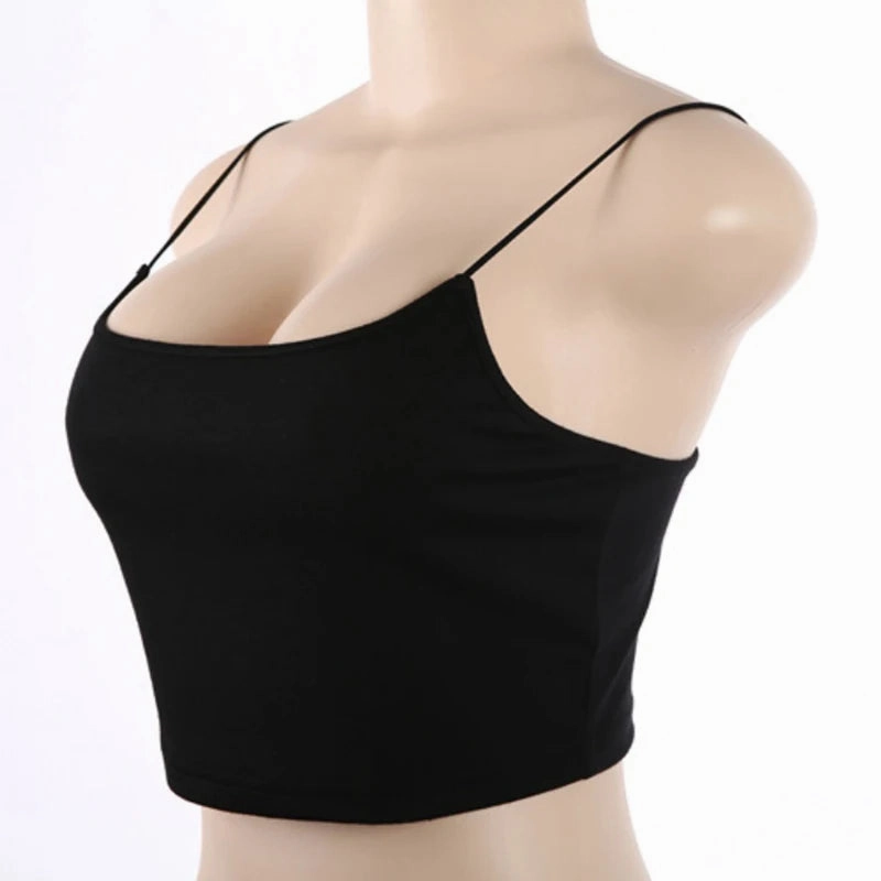 Sexy Crop Top Women Summer Camis Straps Sleeveless Tanks