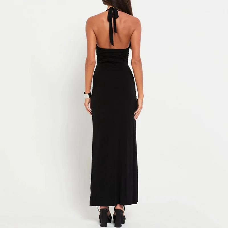 Sexy Hollow Out Maxi Dress for Women Summer Fashion Style