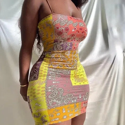 Sexy Strap Mini Dress Women Club Party Short Dresses S-5XL