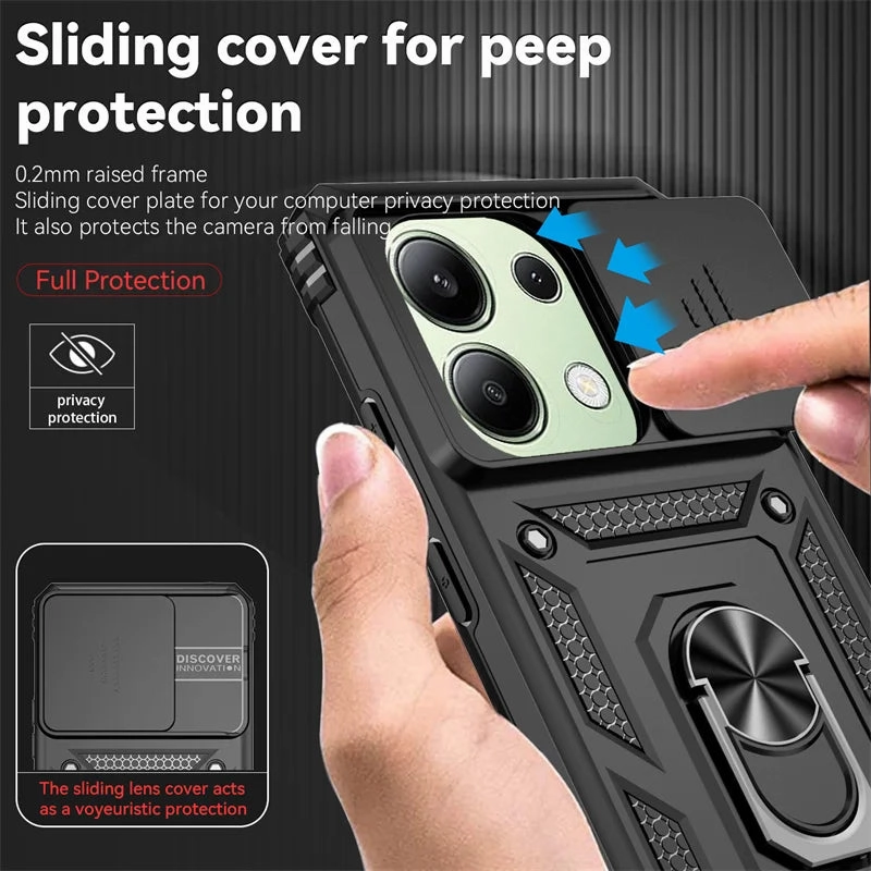 Shockproof Armor Funda For Xiaomi Redmi Note 13 Pro 5G Case