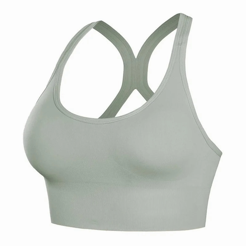Shockproof Quick Dry Sports Bra Women Padded Yoga Bra Top for Gym Running Fitness Seamless Comfort and Style
