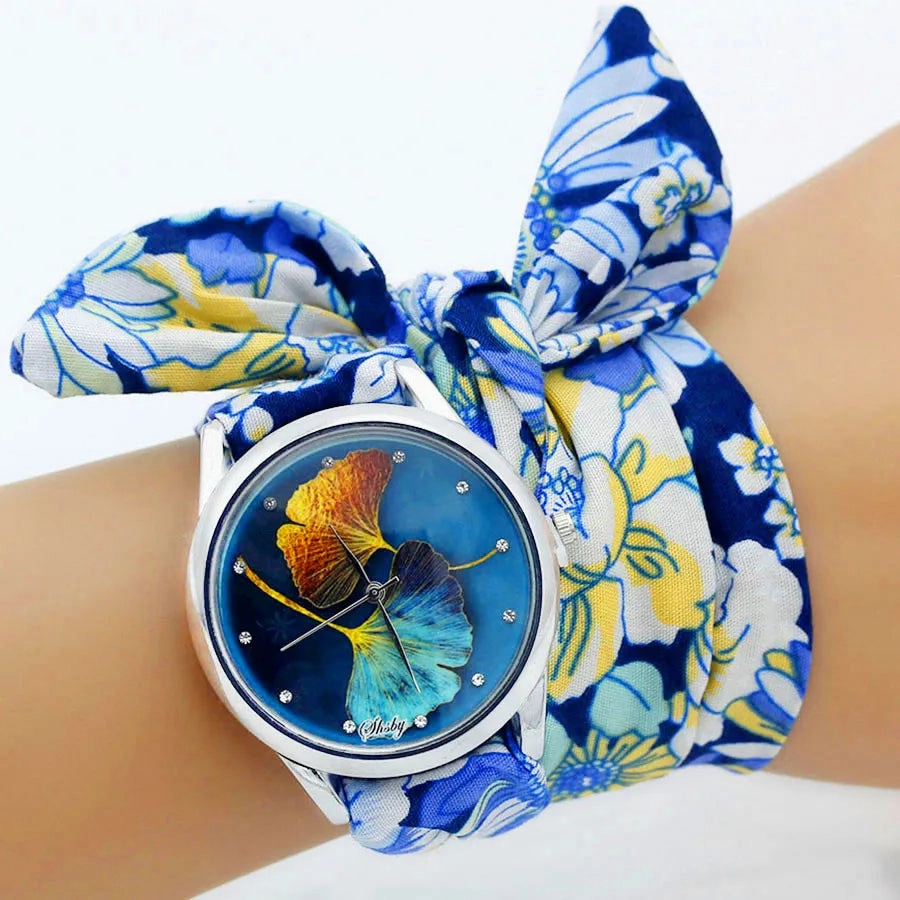 Shsby New Ladies Cloth Wristwatch Fashion Women Dress Watch