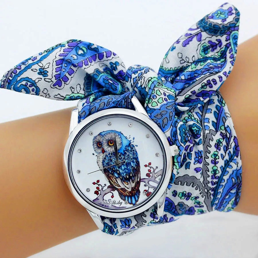 Shsby New Ladies Cloth Wristwatch Fashion Women Dress Watch