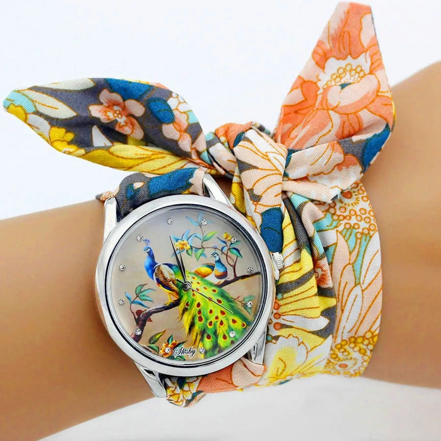 Shsby New Ladies Cloth Wristwatch Fashion Women Dress Watch
