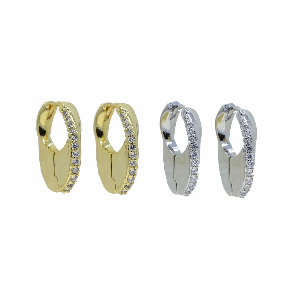 Simple Minimal Delicate Multi Piercing Hoop Earrings for Women