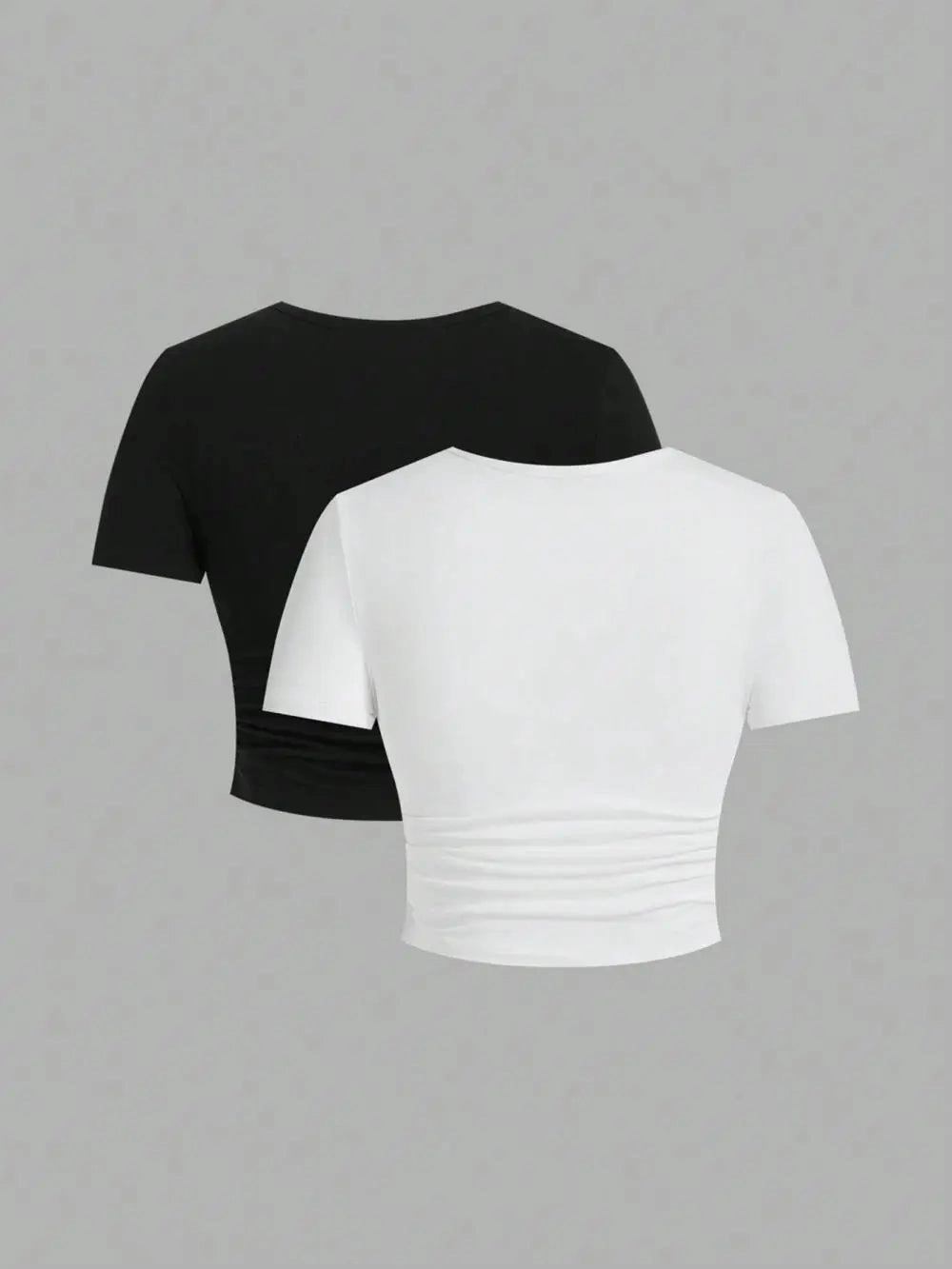 Simple Red Spider Print Crop Top Summer Street Fashion T-Shirt Slim-fit Comfortable Soft High Elastic Female Tee