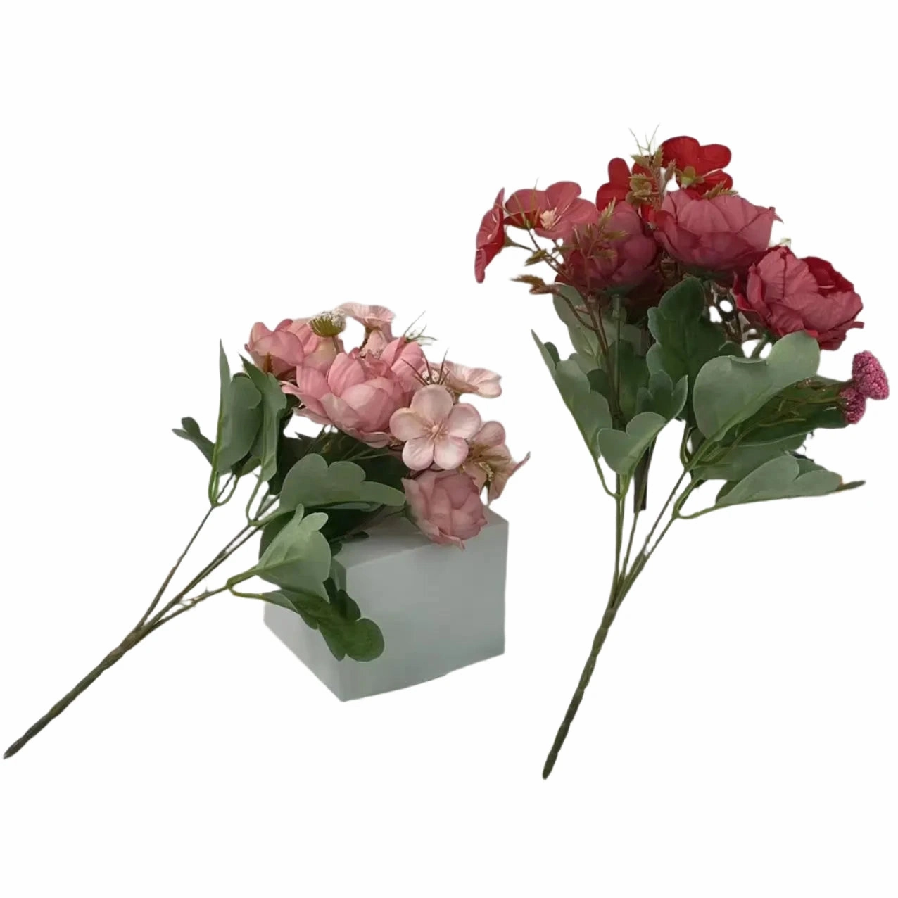 Simulated Peony Bouquet Silk Fake Flowers for Home Decor