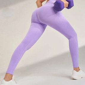 Sports High Waisted Hip Peach Bottoms Fitness Yoga Pants Jogging Cycling Skinny Nine Pants Women's Seamless Leggings