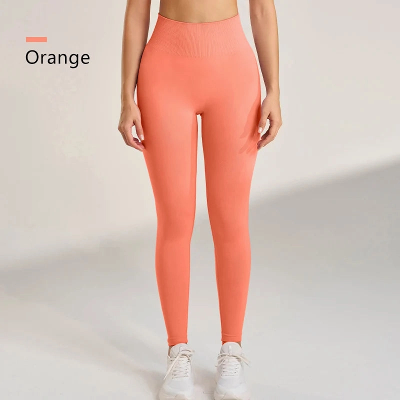 Sports High Waisted Hip Peach Bottoms Fitness Yoga Pants Jogging Cycling Skinny Nine Pants Women's Seamless Leggings