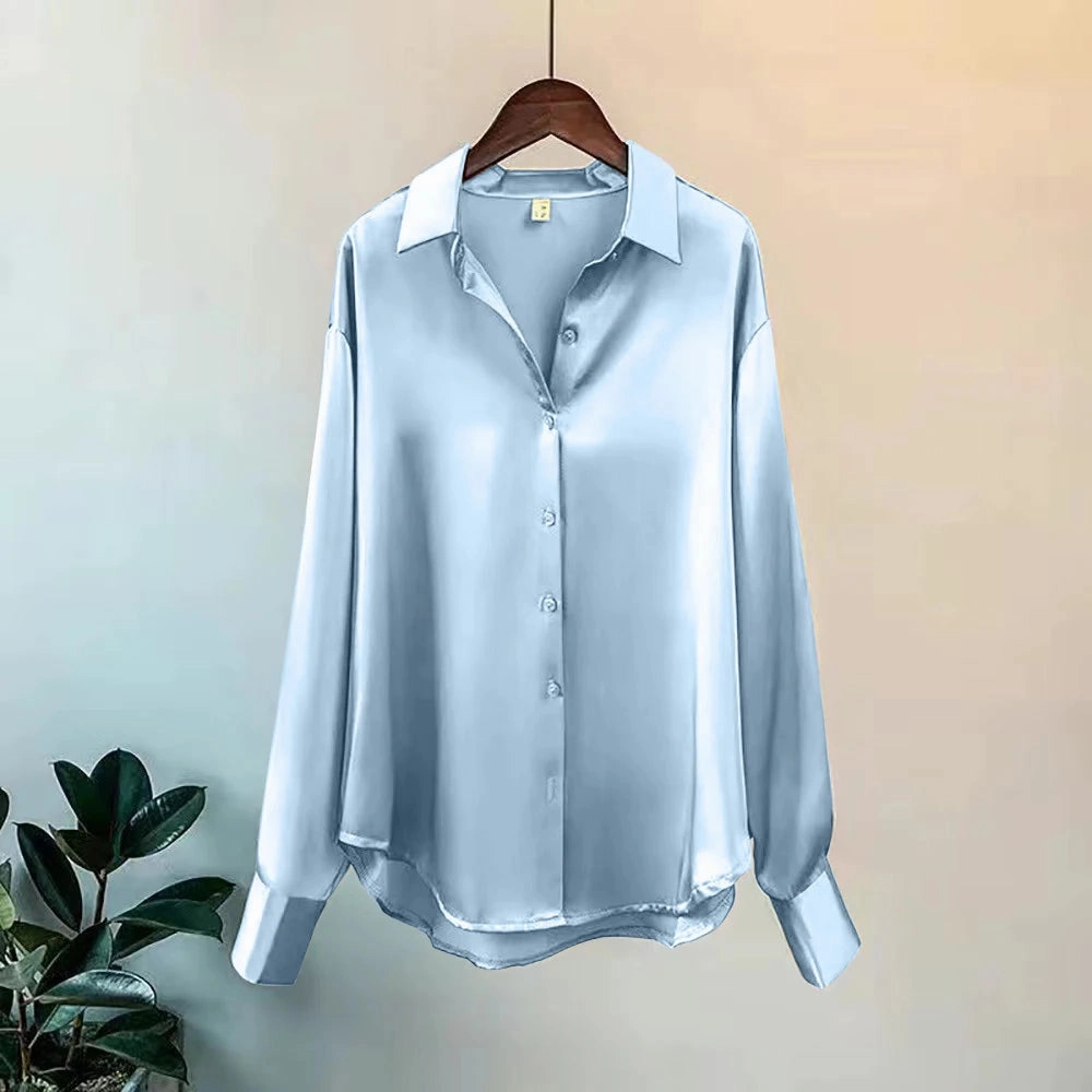 Spring Shirt And Blouses Knitted Woman Top Casual Elegance