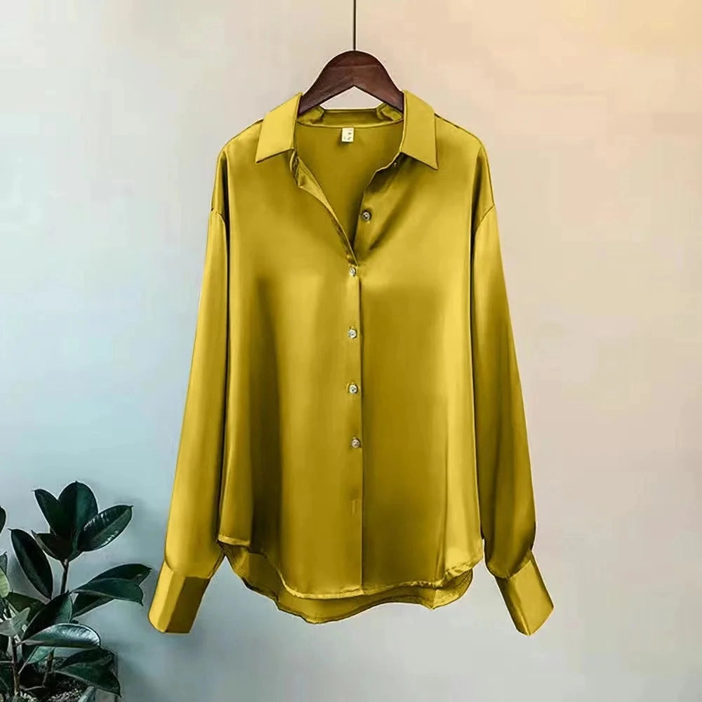 Spring Shirt And Blouses Knitted Woman Top Casual Elegance