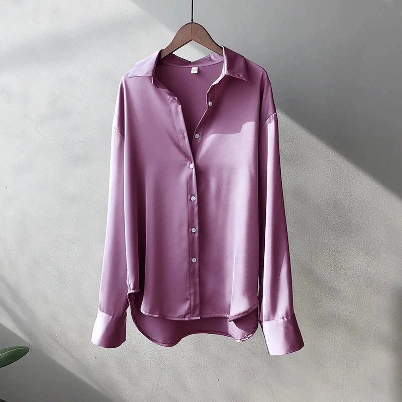Spring Shirt And Blouses Knitted Woman Top Casual Elegance
