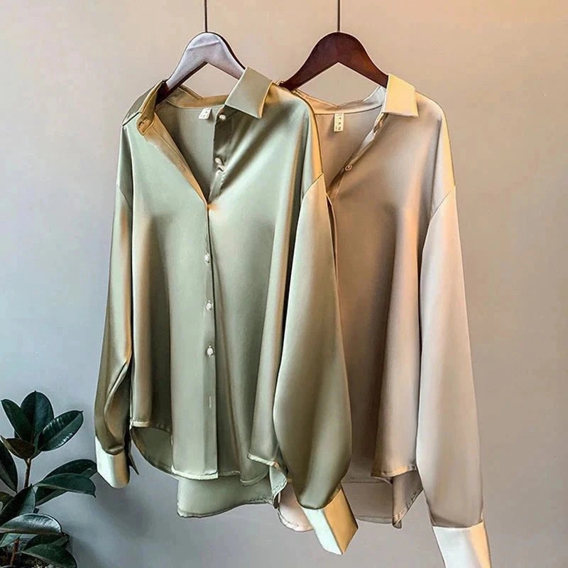 Spring Shirt And Blouses Knitted Woman Top Casual Elegance