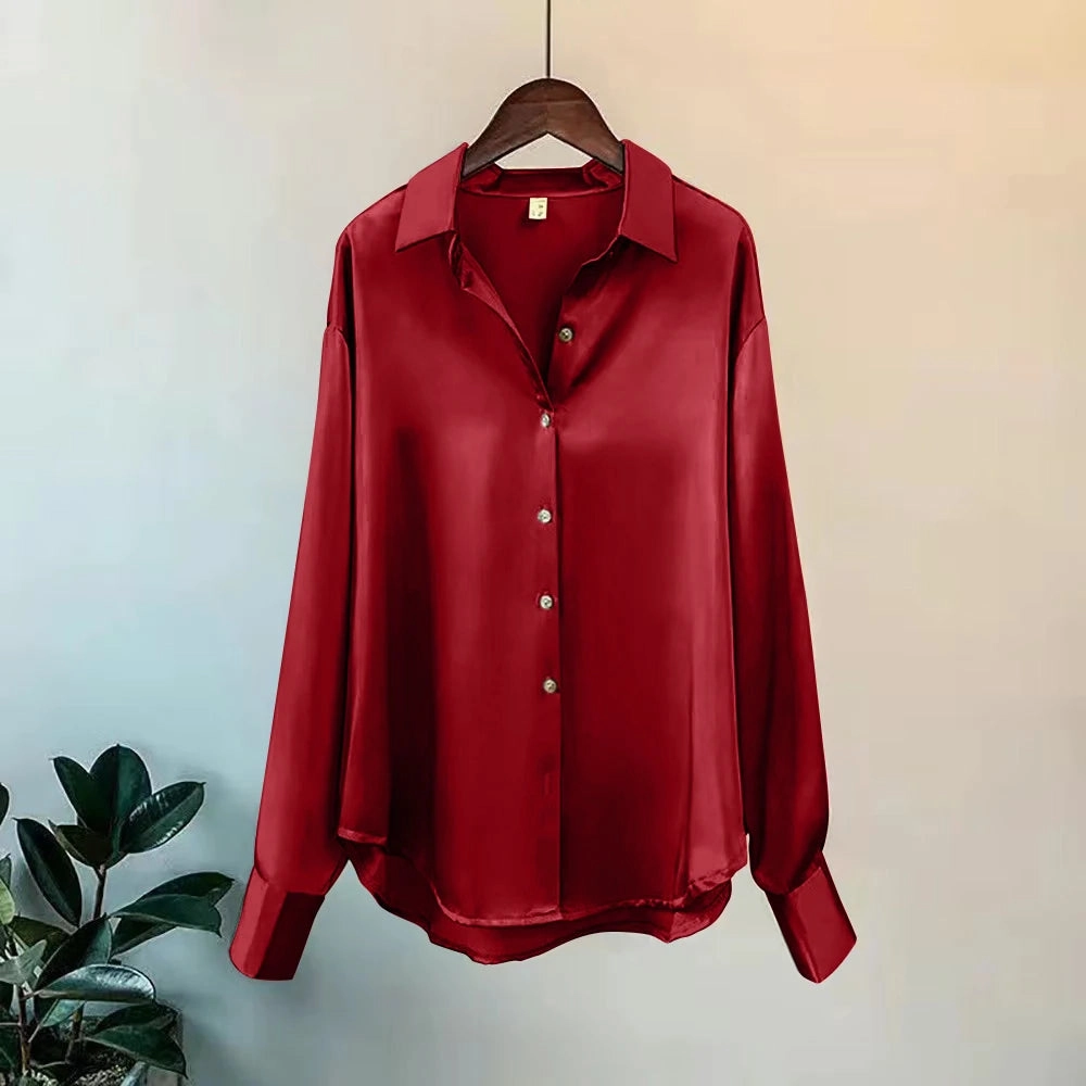 Spring Shirt And Blouses Knitted Woman Top Casual Elegance