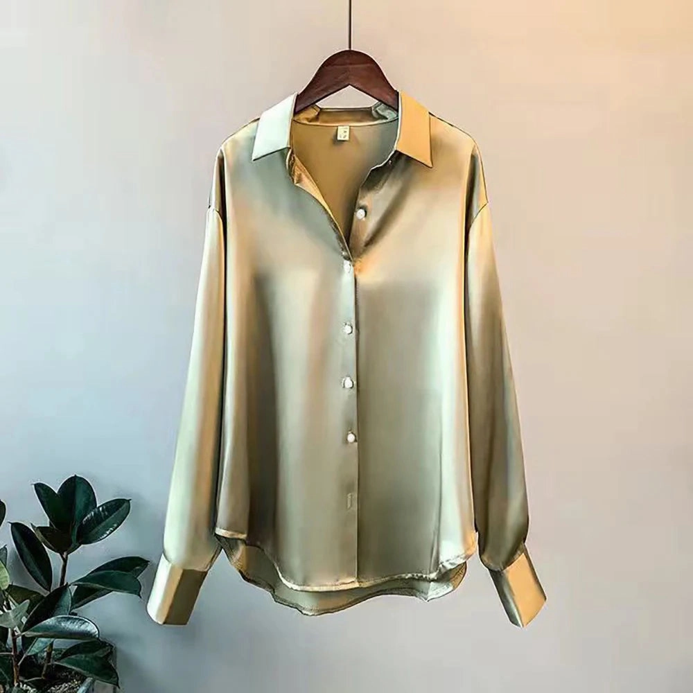Spring Shirt And Blouses Knitted Woman Top Casual Elegance