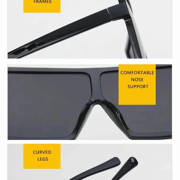 Square Women Sun Glasses Female Eyewear UV400 Oversized Fashion