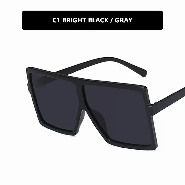 Square Women Sun Glasses Female Eyewear UV400 Oversized Fashion