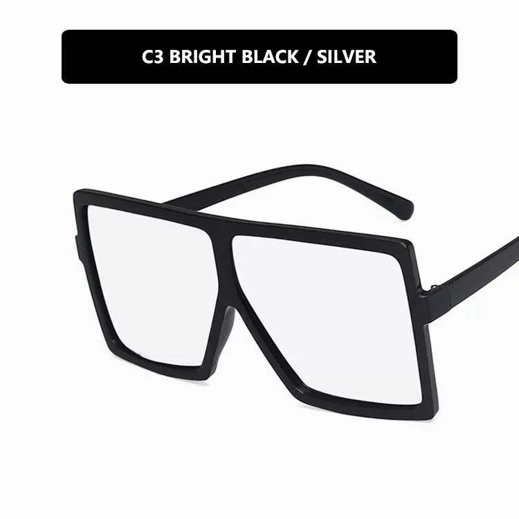 Square Women Sun Glasses Female Eyewear UV400 Oversized Fashion