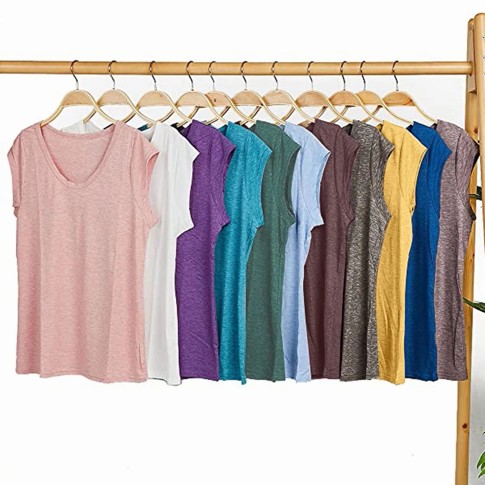 Summer Camisole Women's V-Neck Vest Cotton Casual Top