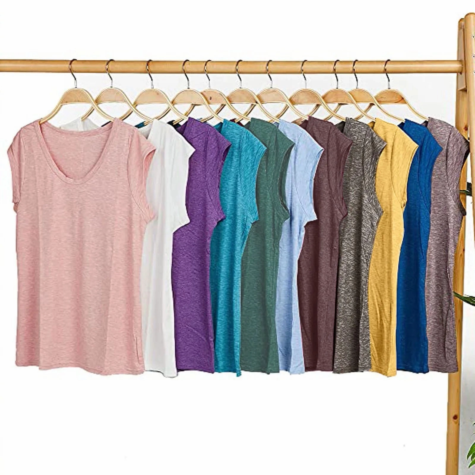 Summer Camisole Women's V-Neck Vest Cotton Casual Top