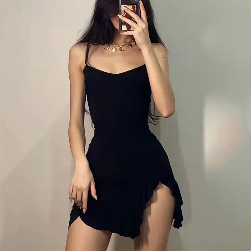 Summer Sexy Mini Dress Women Sleeveless Backless A-Line Party