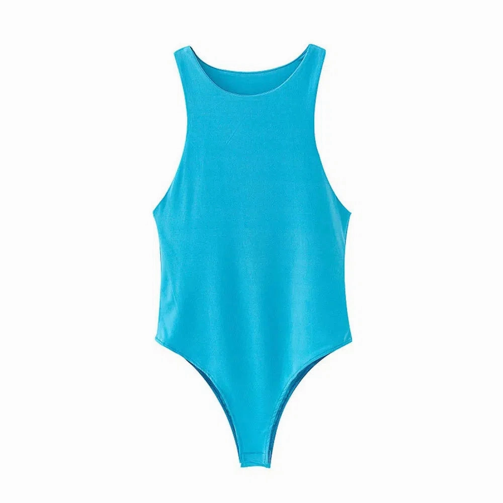 Summer Solid Sexy Bodycon Women Bodysuits 8 Colors Chic