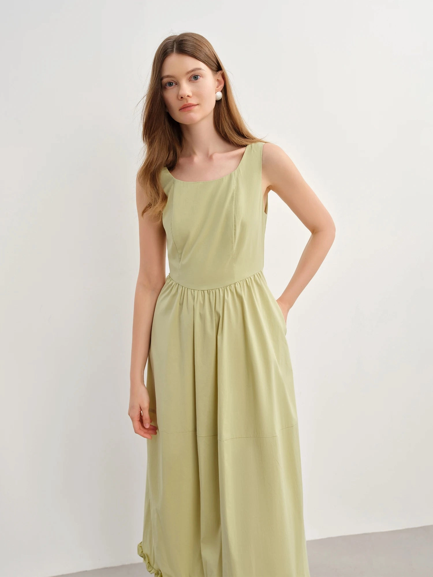 Summer Women's A-Line Dress with Contoured Waist and Retro-Inspired Straps for Effortless Elegance Mid-Calf Length and Loose Fit