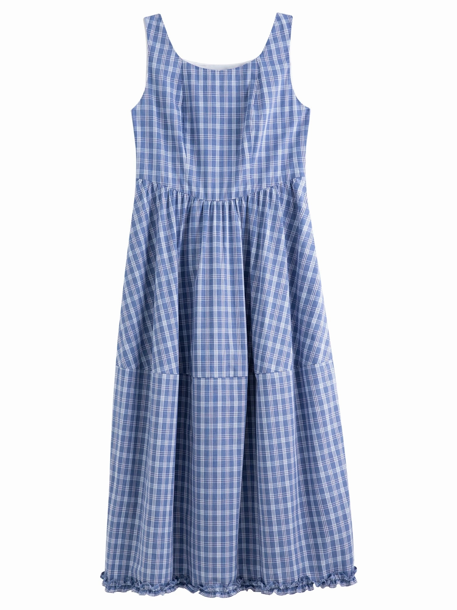 Summer Women's A-Line Dress with Contoured Waist and Retro-Inspired Straps for Effortless Elegance Mid-Calf Length and Loose Fit