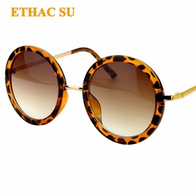 Sunglasses Women Men Round Luxury Retro Circle Frame 5 Colors