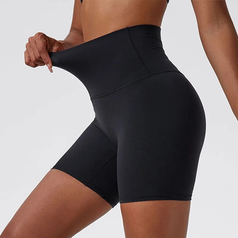 Super Soft Fabric Yoga Push Up Gym Shorts High Waist Leggings