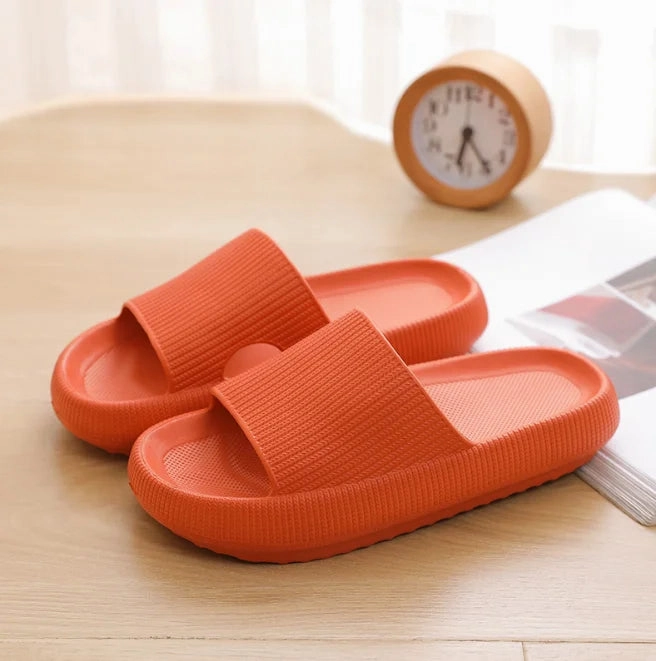 Thick Platform Bathroom Home Slippers Women Fashion Soft Sole EVA Indoor Slides Woman Sandals Summer Non-slip Flip Flops