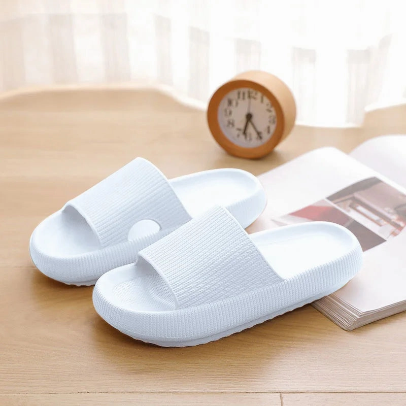 Thick Platform Bathroom Home Slippers Women Fashion Soft Sole EVA Indoor Slides Woman Sandals Summer Non-slip Flip Flops