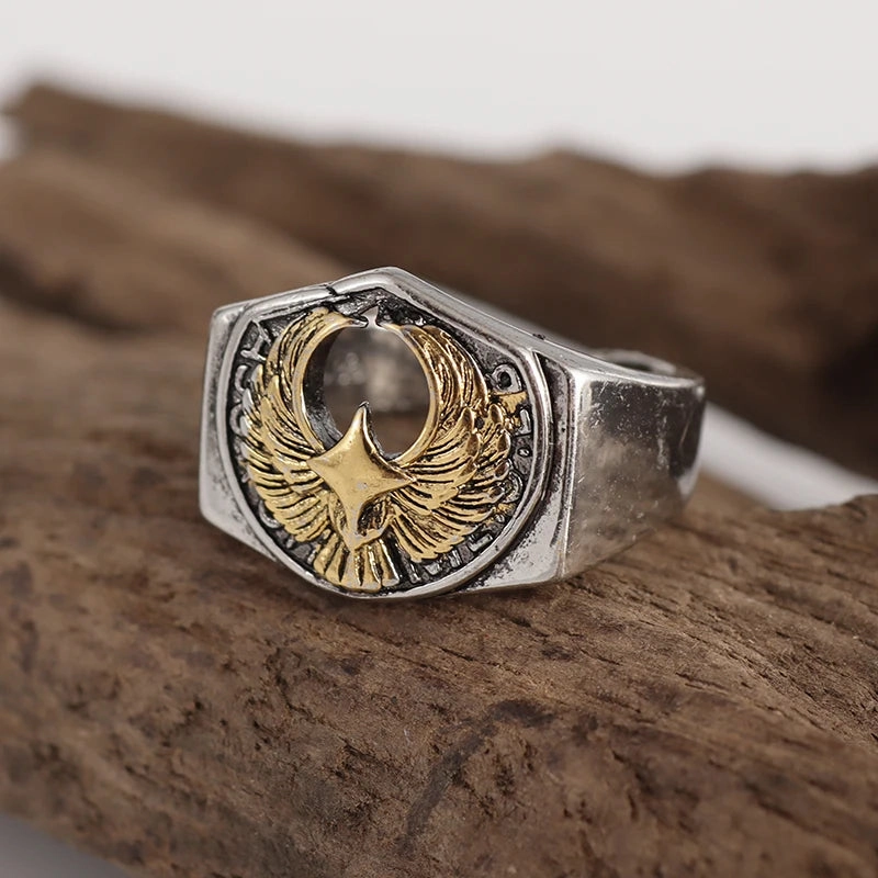 Tool Wrench Open Ring Silver Plated Adjustable Ring Men